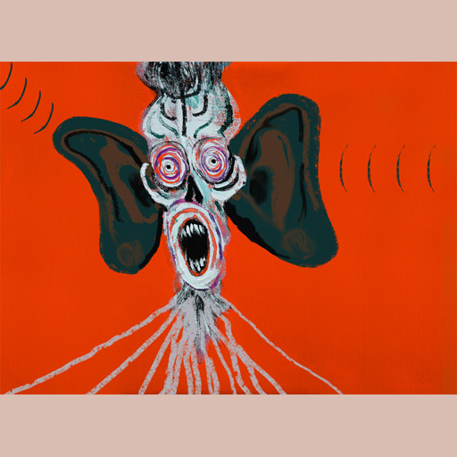 sounds of hell, neoexpressionism, contemporary art, expressionism, New York, painting, Nicholaas Chiao